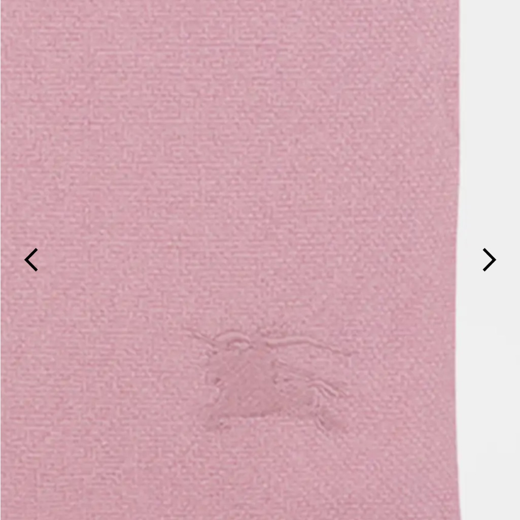 Pink Burberry Wool Scarf Preowned